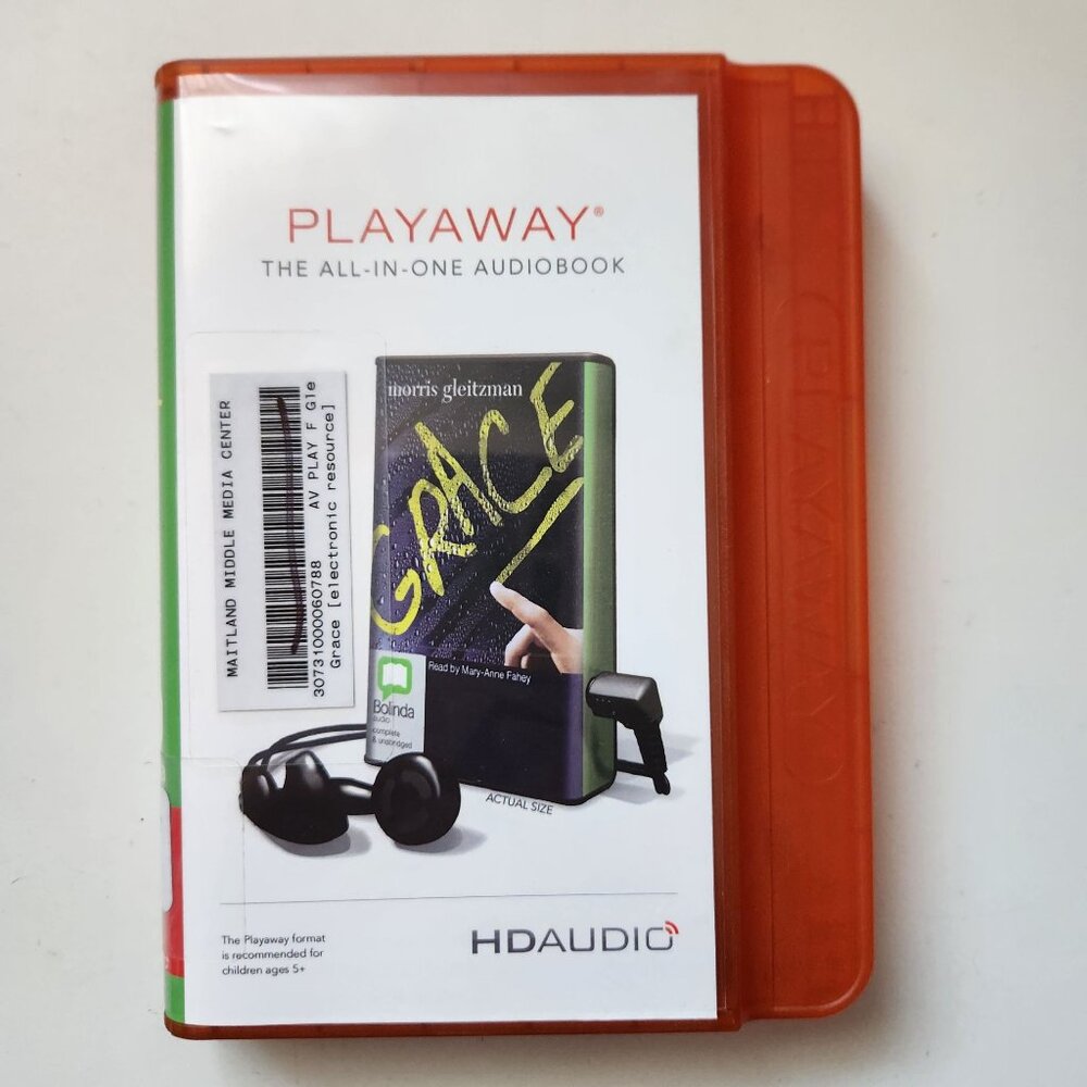 Grace by Morris Gleitzman Playaway Audiobook, Former Library Copy